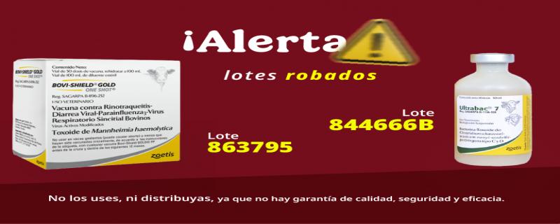 Se recomienda verificar los números de lote antes de utilizar estos productos, para evitar afectaciones a la salud animal.