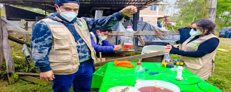 Campesinos y autoridades instalan más de 600 mil trampas contra el gusano barrenador del ganado