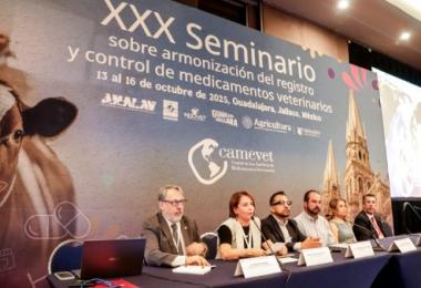 Senasica asumió la presidencia del Comité de las Américas de Medicamentos Veterinarios (Camevet) para el periodo 2025-2027.